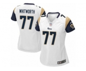 Women's Nike Los Angeles Rams #77 Andrew Whitworth Limited White NFL Jersey