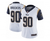 Women's Nike Los Angeles Rams #90 Michael Brockers Vapor Untouchable Limited White NFL Jersey