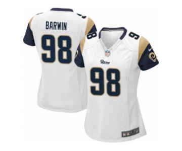 Women's Nike Los Angeles Rams #98 Connor Barwin Limited White NFL Jersey