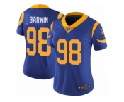 Women's Nike Los Angeles Rams #98 Connor Barwin Vapor Untouchable Limited Royal Blue Alternate NFL Jersey