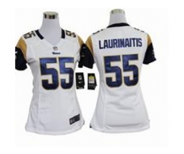 nike women nfl jerseys st. louis rams #55 laurinaitis white[nike]