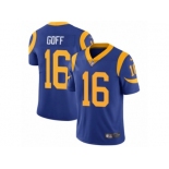 Youth Nike Los Angeles Rams #16 Jared Goff Vapor Untouchable Limited Royal Blue Alternate NFL Jersey