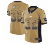 Youth Nike Los Angeles Rams #32 Troy Hill Limited Gold Rush Drift Fashion NFL Jersey