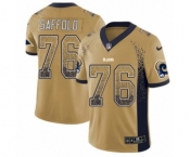 Youth Nike Los Angeles Rams #76 Rodger Saffold Limited Gold Rush Drift Fashion NFL Jersey