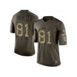 Youth Nike Los Angeles Rams #81 Gerald Everett Limited Green Salute to Service NFL Jersey