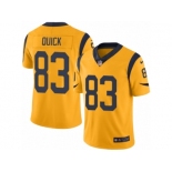 Youth Nike Los Angeles Rams #83 Brian Quick Limited Gold Rush NFL Jersey