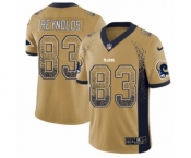 Youth Nike Los Angeles Rams #83 Josh Reynolds Limited Gold Rush Drift Fashion NFL Jersey