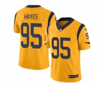 Youth Nike Los Angeles Rams #95 William Hayes Limited Gold Rush NFL Jersey