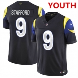 Youth los angeles rams #9 matthew stafford midnight blue 2025 f.u.s.e. “rivalries” vapor limited football stitched jersey Youth los angeles rams #9 matthew stafford midnight blue 2025 f.u.s.e. “rivalries” vapor limited football stitched jersey