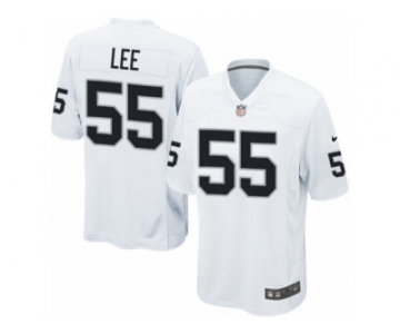 Men Nike Oakland Raiders #55 Marquel Lee Game White NFL Jersey