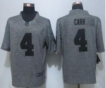 nike nfl jerseys oakland raiders #4 carr gray[game]