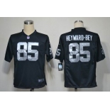 nike nfl jerseys oakland raiders #85 heyward-bey black[game]