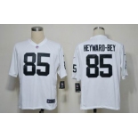 nike nfl jerseys oakland raiders #85 heyward-bey white[game]