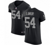Men's Nike Oakland Raiders #54 Emmanuel Lamur Black Team Color Vapor Untouchable Elite Player NFL Jersey