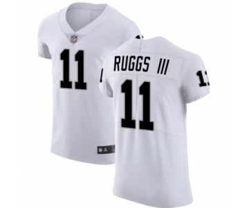 Men's Oakland Raiders #11 Henry Ruggs III Las Vegas Raiders Elite White Vapor Untouchable Jersey