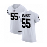 Men's Oakland Raiders #55 Vontaze Burfict White Vapor Untouchable Elite Player Football Jersey