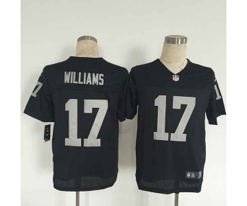 nike nfl jerseys oakland raiders #17 williams black[Elite][williams]