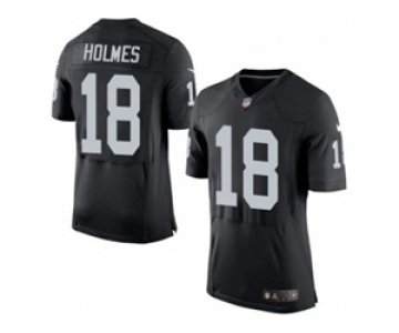 nike nfl jerseys oakland raiders #18 andre holmes black[2015 new Elite][holmes]