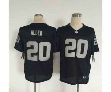 nike nfl jerseys oakland raiders #20 allen black[Elite][allen]