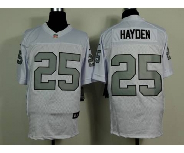 nike nfl jerseys oakland raiders #25 hayden white[Elite grey number]