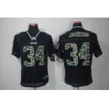nike nfl jerseys oakland raiders #34 jackson black[camo fashion Elite]