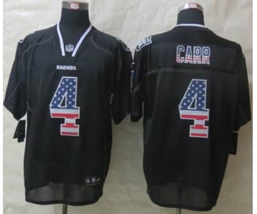 nike nfl jerseys oakland raiders #4 carr black[Elite USA flag fashion]
