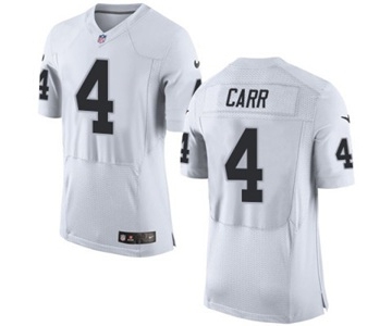 nike nfl jerseys oakland raiders #4 carr white[2015 new Elite]