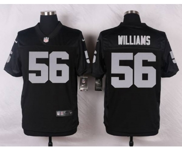 nike nfl jerseys oakland raiders #56 williams black[Elite][williams]