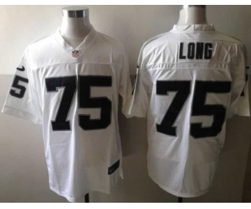 nike nfl jerseys oakland raiders #75 howie long white[Elite]
