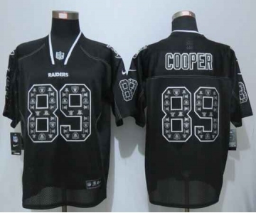 nike nfl jerseys oakland raiders #89 cooper black[Elite united sideline][cooper]