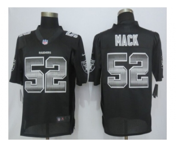2015 new nike oakland raiders #52 mack black strobe jerseys[limited]