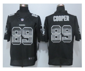 2015 new nike oakland raiders #89 cooper black strobe jerseys[limited]