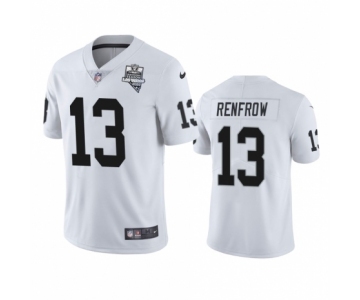 Las Vegas Raiders #13 Hunter Renfrow White 2020 Inaugural Season Vapor Limited Jersey