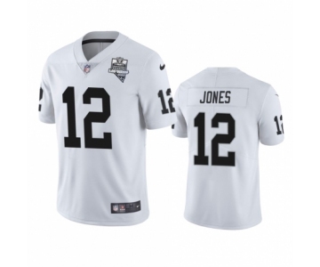 Las Vegas Raiders #24 Zay Jones White 2020 Inaugural Season Vapor Limited Jersey