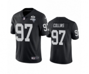 Las Vegas Raiders #97 Maliek Collins Black 2020 Inaugural Season Vapor Limited Jersey