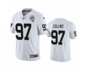 Las Vegas Raiders  #97 Maliek Collins White 2020 Inaugural Season Vapor Limited Jersey