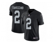 Men Nike Oakland Raiders #2 Giorgio Tavecchio Black Team Color Vapor Untouchable Limited Player NFL Jersey