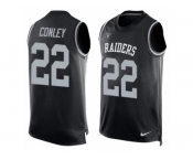 Men Nike Oakland Raiders #22 Gareon Conley Limited Black Player Name & Number Tank Top NFL Jersey