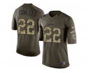 Men Nike Oakland Raiders #22 Gareon Conley Limited Green Salute to Service NFL Jersey
