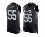 Men Nike Oakland Raiders #55 Marquel Lee Limited Black Player Name & Number Tank Top NFL Jersey