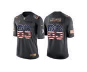 Men Oakland Raiders #89 Amari Cooper Anthracite Salute to Service USA Flag Fashion Jersey
