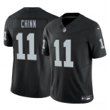 Men's Las Vegas Raiders #11 Jeremy Chinn Black 2025 F.U.S.E. Vapor Football Stitched Jersey