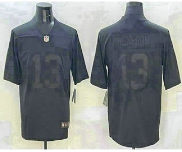Men's Las Vegas Raiders #13 Hunter Renfrow Balck Vapor Untouchable Stitched Jersey