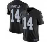 Men's Las Vegas Raiders #14 Carter Bradley Black 2024 Vapor Football Stitched Jersey