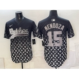 Men's Las Vegas Raiders #15 Fernando Mendoza Black Vapor Limited Stitched Baseball Jersey