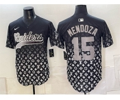 Men's Las Vegas Raiders #15 Fernando Mendoza Black Vapor Limited Stitched Baseball Jersey Men's Las Vegas Raiders #15 Fernando Mendoza Black Vapor Limited Stitched Baseball Jersey