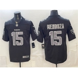 Men's Las Vegas Raiders #15 Fernando Mendoza Black Vapor Untouchable Limited Football Stitched Jersey Men's Las Vegas Raiders #15 Fernando Mendoza Black Vapor Untouchable Limited Football Stitched Jersey