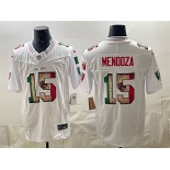 Men's Las Vegas Raiders #15 Fernando Mendoza White F.U.S.E. Mexico Vapor Untouchable Limited Football Stitched Jersey Men's Las Vegas Raiders #15 Fernando Mendoza White F.U.S.E. Mexico Vapor Untouchable Limited Football Stitched Jersey