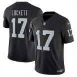 Men's Las Vegas Raiders #17 Tyler Lockett Black 2025 F.U.S.E. Vapor Untouchable Limited Stitched Football Jersey