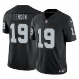 Men's Las Vegas Raiders #19 Malik Benson Black 2026 F.U.S.E. Vapor Untouchable Limited Football Stitched Jersey